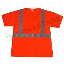Влажная ткань джерси CSA ZA отражающая безопасность футболка